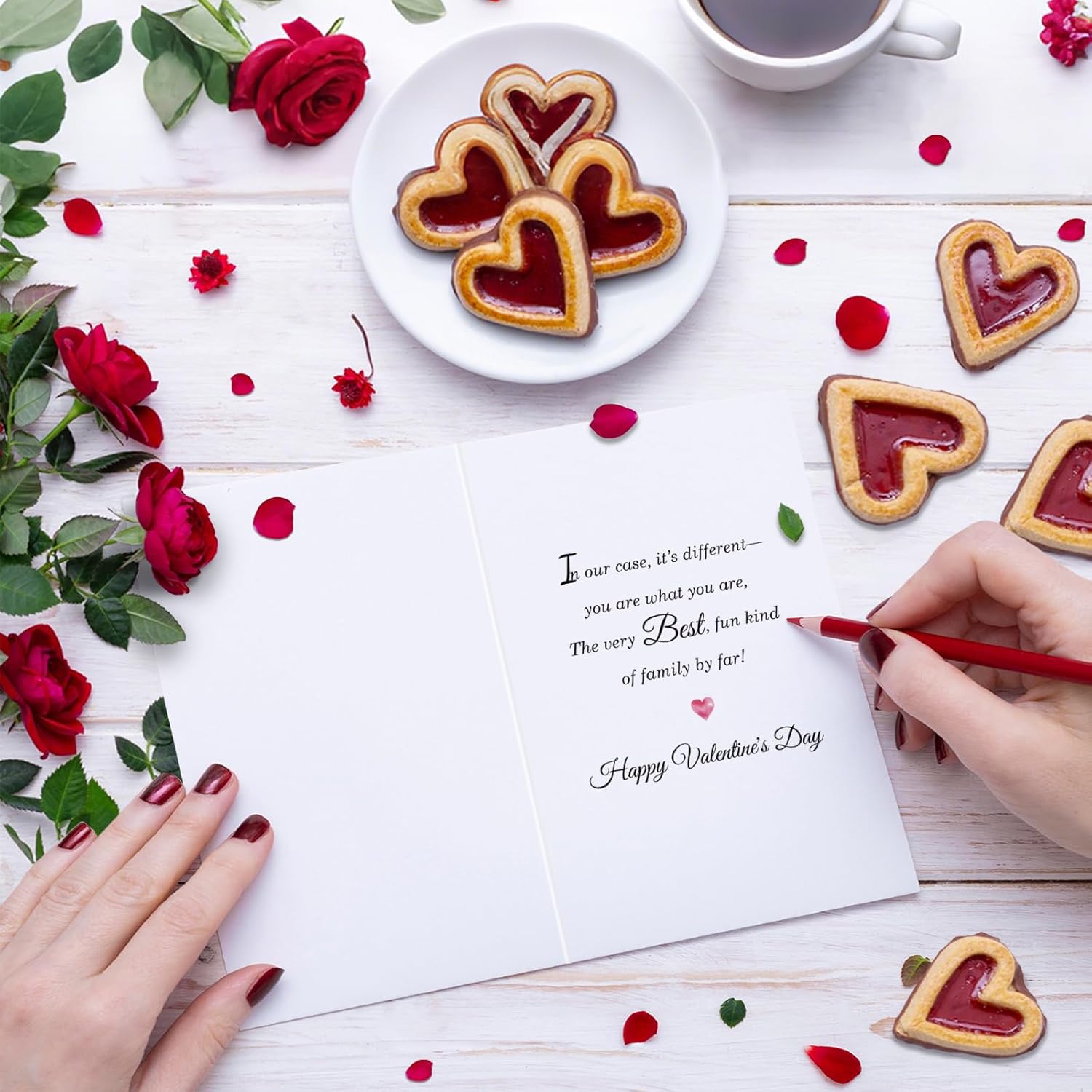 Sweet Sister And Brother-In-Law Valentines Card, Happy Valentine'S Day Card Gift For Sister And Brother In Law, You Are The Very Best, Fun Kind Of Family By Far