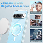 Pixel 9/9 Pro Clear MagSafe Case, Slim Shockproof, Full Body Protective Cover