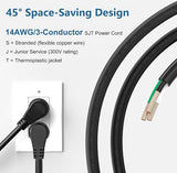 4000J Surge Protector Power Strip Heavy Duty Metal 6 Ft 14AWG Extension Cord