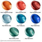 Metallic Acrylic Paint, Set Of 8 Classic Elements Colors 4.06Oz Tubes, Rich Pigments, Non Fading, Paints For Artists & Hobby Painters, Art Supplies For Canvas Painting & Crafts