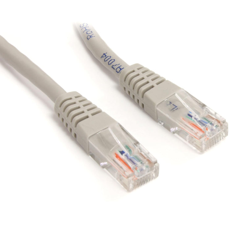 100 Ft Cat5E Patch Cable With Molded Rj45 Connectors - Gray - Cat5E Ethernet P