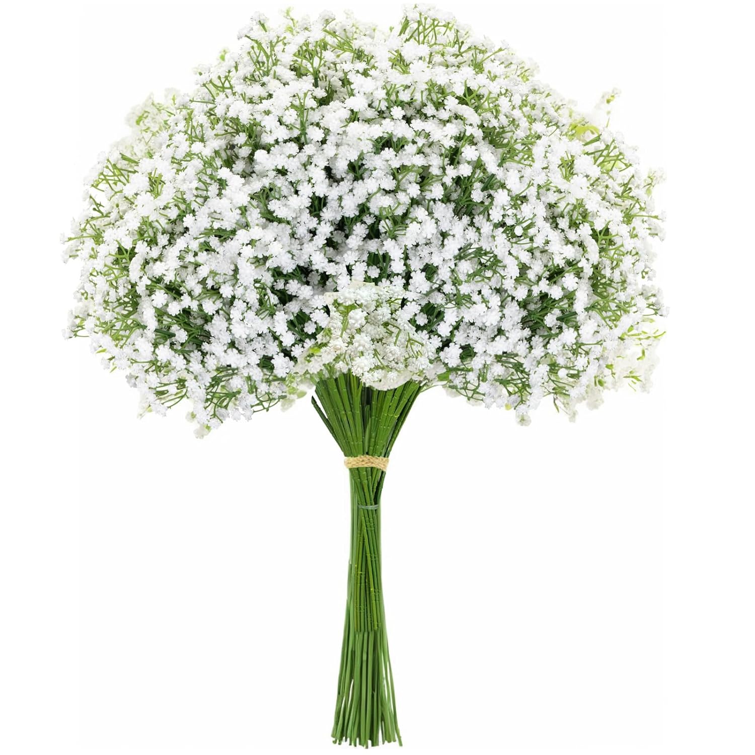 10Pcs 21-Inch Sturdy Artificial Baby’S Breath Flowers - Non-Shedding Design For Wedding/Home Decor, Realistic Faux Gypsophila With Reinforced Stem Base