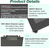 TF03XL 920070-855 Replacement Laptop Battery for HP Pavilion 15-CC 15-CD and 14-BF Series