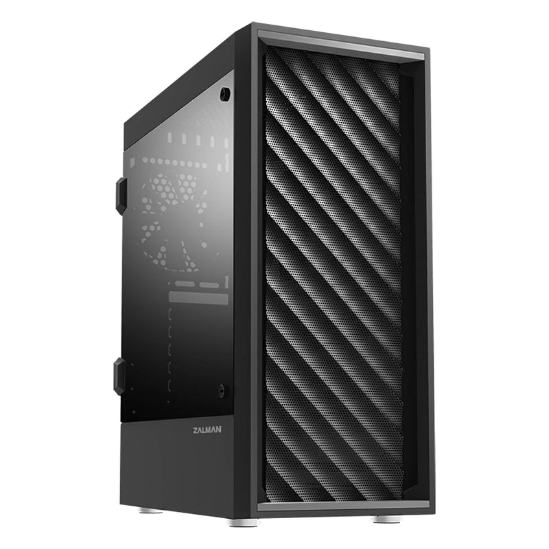 T7 Atx Mid Tower Premium Computer Pc Case With Pre-Installed Two(2) 120Mm Fans