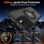 iPhone 16 Pro Max Case, MagSafe, Full Camera Protection, Matte, Military Grade, 6.9"