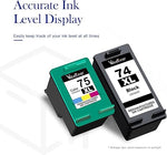 74XL/75XL Ink Combo Pack for DeskJet D4260, Photosmart C4280