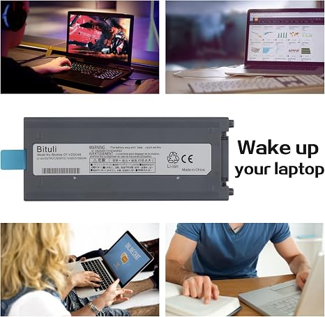 Replacement Laptop Battery for Panasonic Toughbook CF 19 MK1 through MK8 CF VZSU48 10 65V 58Wh