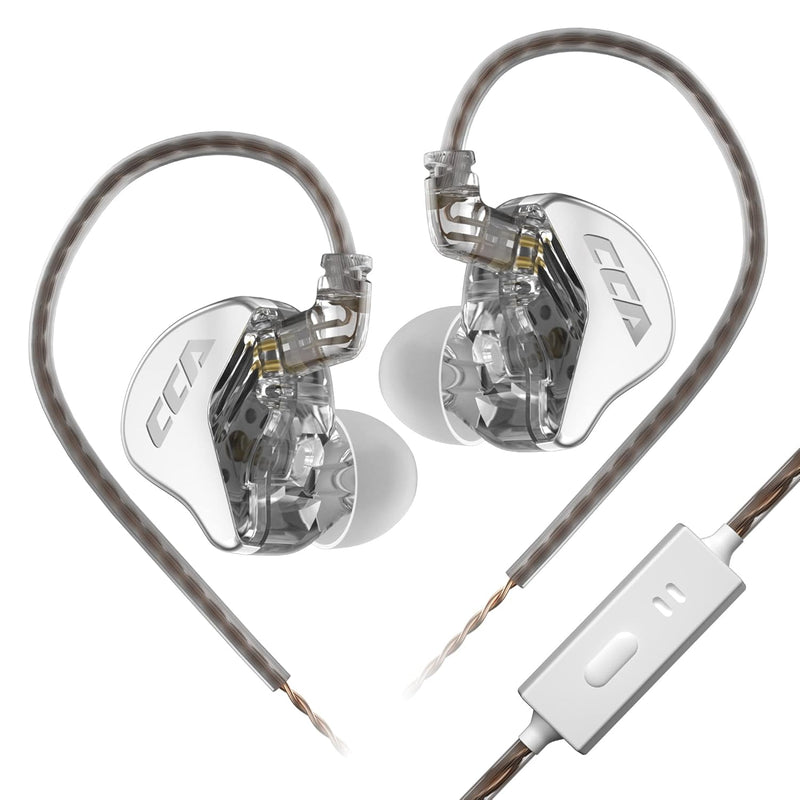 Cca Cra Earbuds, In Ear Monitors Headphones Iem With Ear Tips Clear Sound Supe