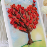 Anniversary Card For Wife, Love Card, Heart Tree Quilling Card For Wedding, Birthday, Thinking Of You, 1St 25Th 50Th 60Th Anniversary Card, Valentines Day Card, Mothers Day Card