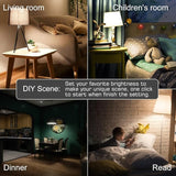 Alexa Smart Light Bulbs 8 Pack A19 E26 130W Equivalent Tunable White Bluetooth LED Bulbs BRmesh App Control
