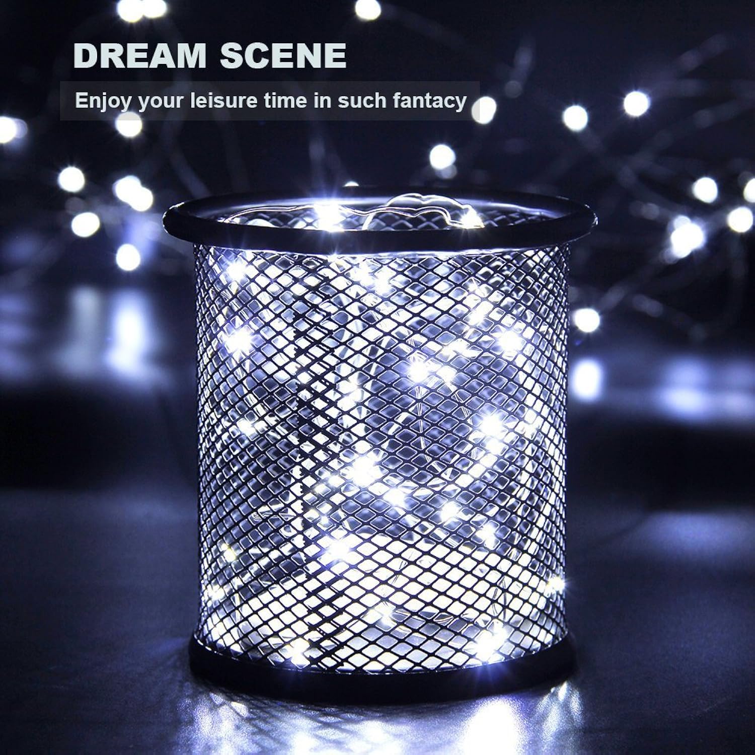 12 Pcs White Fairy Lights Led String Lights Battery Powered, 20 Micro Leds On 3.3Ft/1M Silvery Copper Wire, Battery Oper