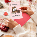 Funny Coffee Bean Valentines Day Card, Punny Anniversary Card For Husband Wife, Cute Birthday Cards For Him Her, You Are My Favorite Human Bean