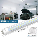 4 Pack 4FT T8 Type A B LED Tube Lights 28W 4060LM 6500K Plug and Play Ballast Bypass Replacement