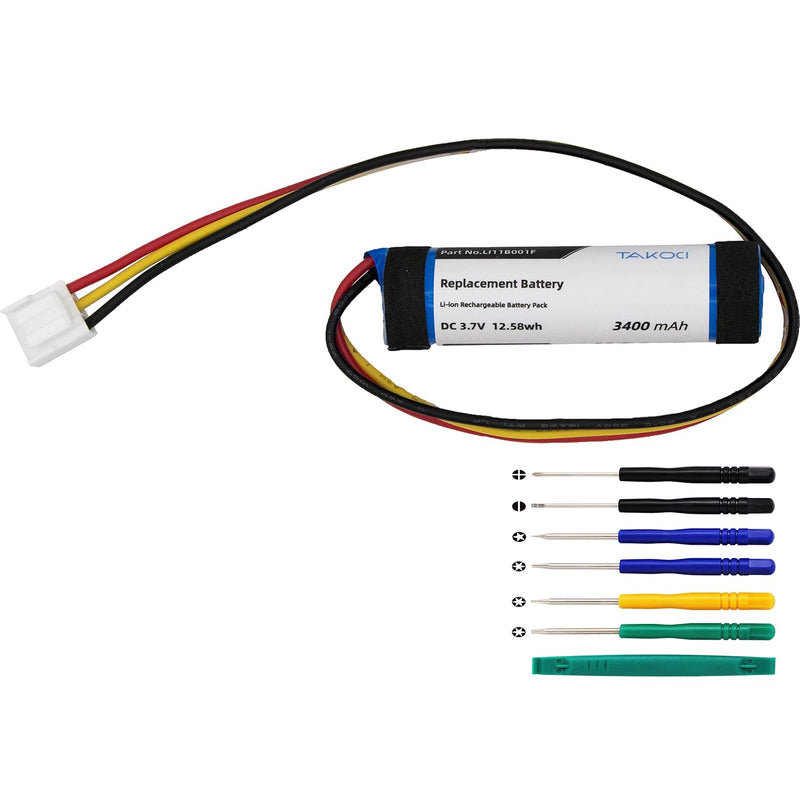 Replacement Battery For Onyx Studio 1/2 / 3/4 Li11B001F, 3.7V Li-Ion 3400Mah