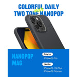 Nano Pop Mag for iPhone 16 Pro Case [Dual Layer Silicone Case