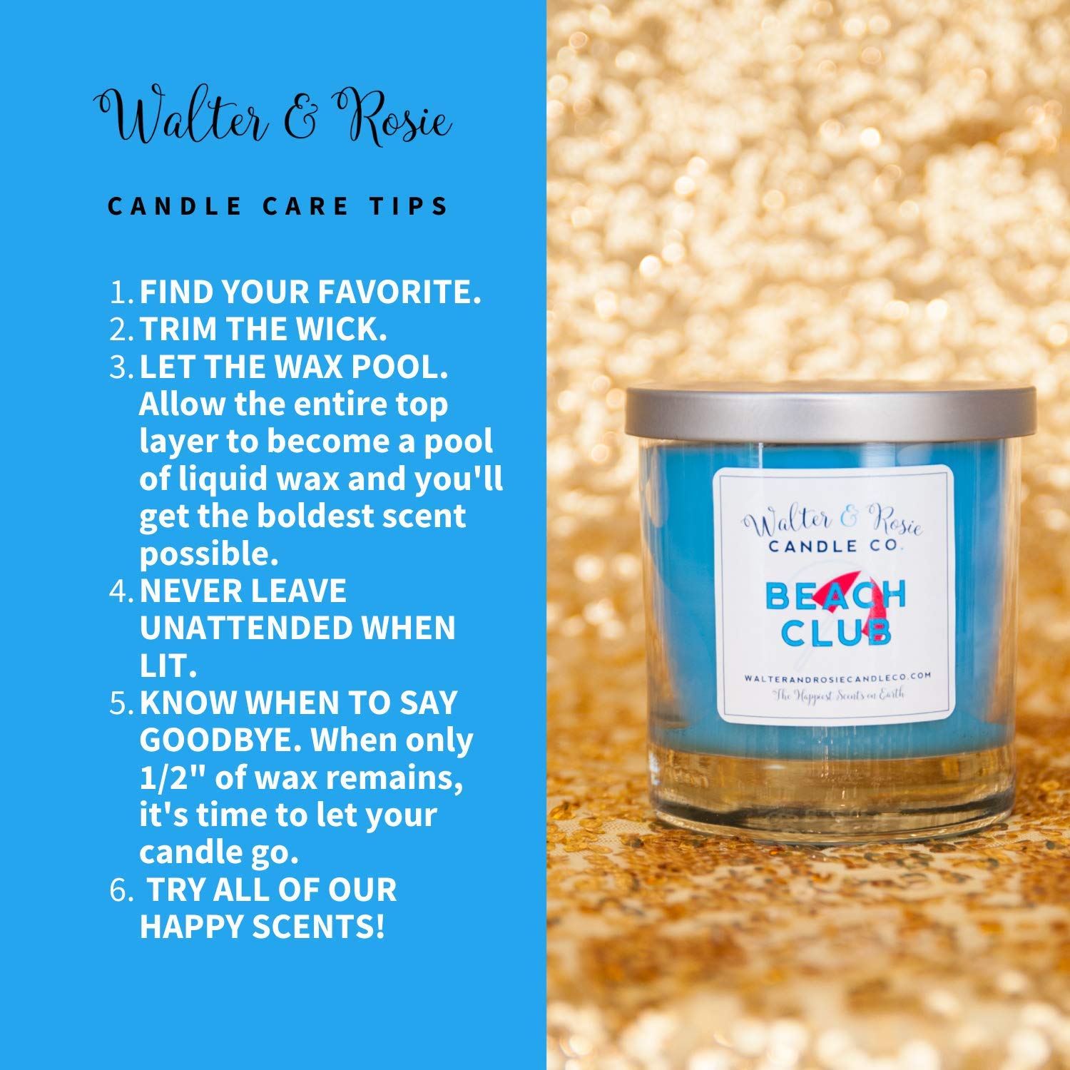 - In Summer Candle 11 Oz - Scented Candle - Inspired By Frozen - Soy Wax Blend - Up To 40 Hrs - Long Burn Time - Reusable Glass Jar