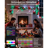 Smart Fairy String Lights, 33Ft Usb Diy Twinkle Lights W/Remote & App Controlled, Music Sync,12 Modes, Multicolor & Warm