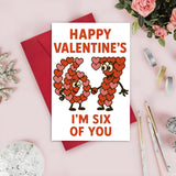 67 Valentines Gifts For Him, Boyfriend, Bf, Husband, Men - 67 Funny Meme 6 7 Valentines Card For Him -Anniversary, Birthday Gifts For Him- Single 5.3''X 8'' Romantic Love Folded Card With Red Envelope