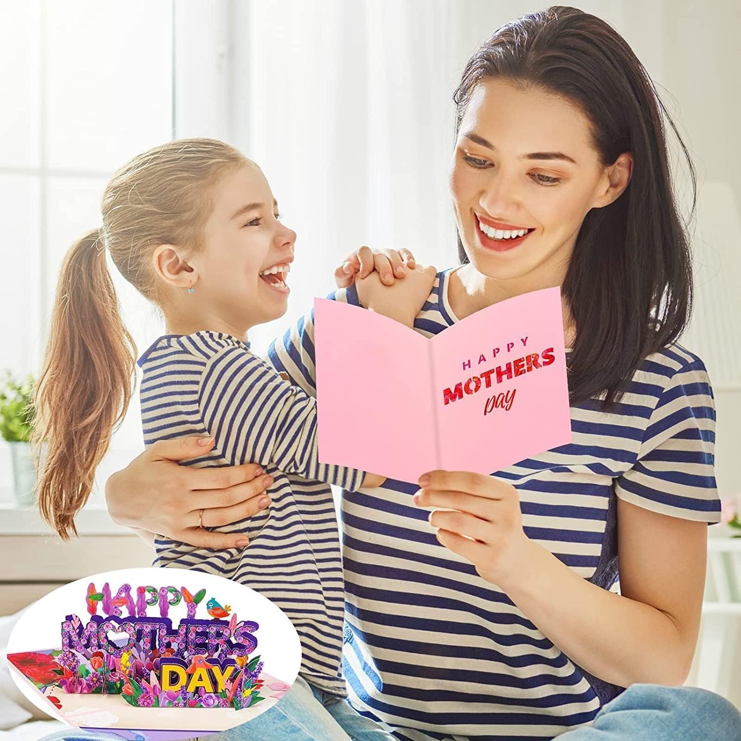 Mother'S Day Card - 3D Floral Greeting Card With Heartfelt Message,Mothers Day Gifts, Elegant Handcrafted Design, Mother'S Day Gift For Mom, Wife, Grandma - Premium Quality Paper & Envelope Included