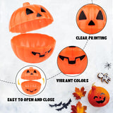 24 Pcs Pumpkin Halloween Treat Containers For Halloween Scavenger Hunt, Pumpkin Trick Or Treat Candy Boxes For Party Favors Hunt Supplies
