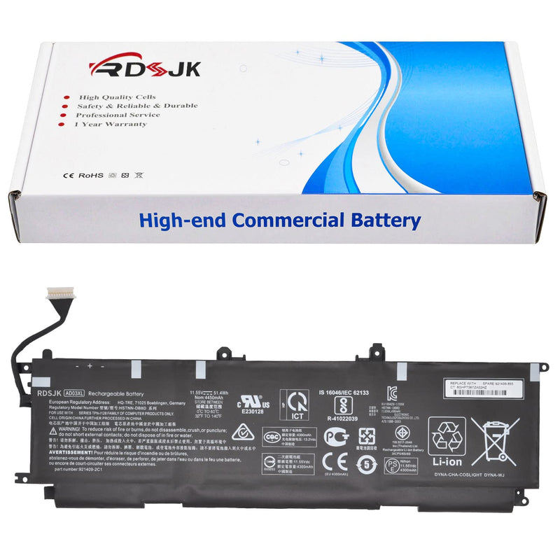 Ad03Xl Laptop Battery For Hp Envy 13-Ad 13-Ad000 13-Ad141Ng Ad017Tx Ad105Tx 13