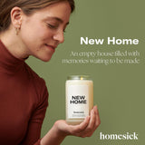 Scented Candles For Home (New Home) - 13.75 Oz Long-Lasting Soy Wax Blend Jar Candle For Housewarming, 60-80 Hours Burn Time - Notes Of Jasmine, Cedarwood, Lime, Sandalwood, Oakmoss & Musk