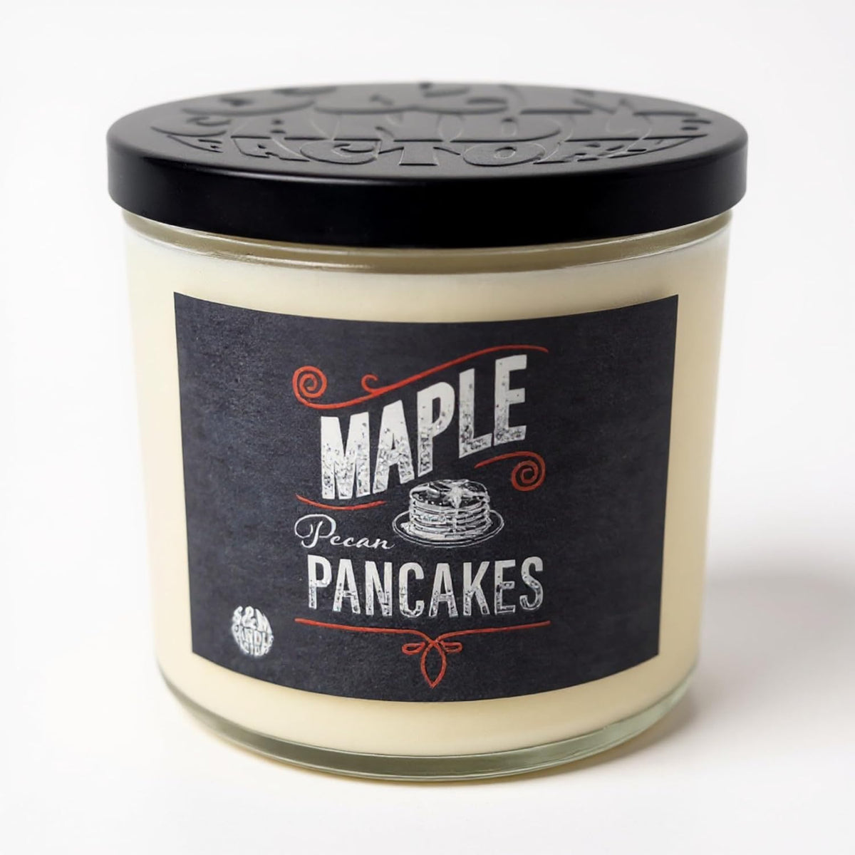 Maple Pecan Pancakes Candle ~ Glass 3 Wick Jar ~ Maple Butter Pecan Pancake Goodness! ~ All Natural Premium Soy Candle By (Large 3 Wick)