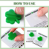 40 Set St Patrick'S Day Lucky Charm Pocket Token With Shamrock Four Leaf Clover Cards Leprechaun Gift Good Luck Pocket Token Keepsake Exchange Gift For Family Friends Coworkers Gifts