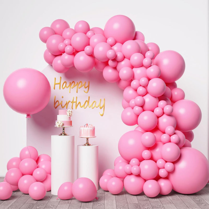 Pink Balloons, 146Pcs Different Sizes Pack Of 36 18 12 10 5 Inch For B