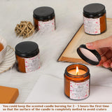 12 Pcs Nurse Appreciation Gifts Candles Bulk 3.5 Oz Soy Wax Scented Candles Valentines Nurse Week Gifts For Nursing School Students Cna Rn Lpn Practitioner Graduation Retirement(Brown)