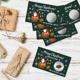 50 Pcs Merry Christmas Scratch Off Game Cards, Funny Christmas Themed Scratch Cards For Lottery Group Games Activity, Birthday Party Supplies, Raffle Tickets For Enterprises Activity