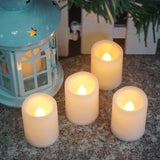 Battery Operated Flameless Votive Tea Lights Realistic Bright Flickering Electric Fake Tealight Led Candles Halloween Pumpkin Christmas Wedding Party Festival Celebration Tabletop Decorations 36 Pack