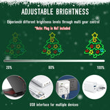 Christmas Tree Neon Signs?Dimmable Christmas Led Light Sign Xmas Star Neon Light For Holiday Party Home Bar Festival Wall Decor
