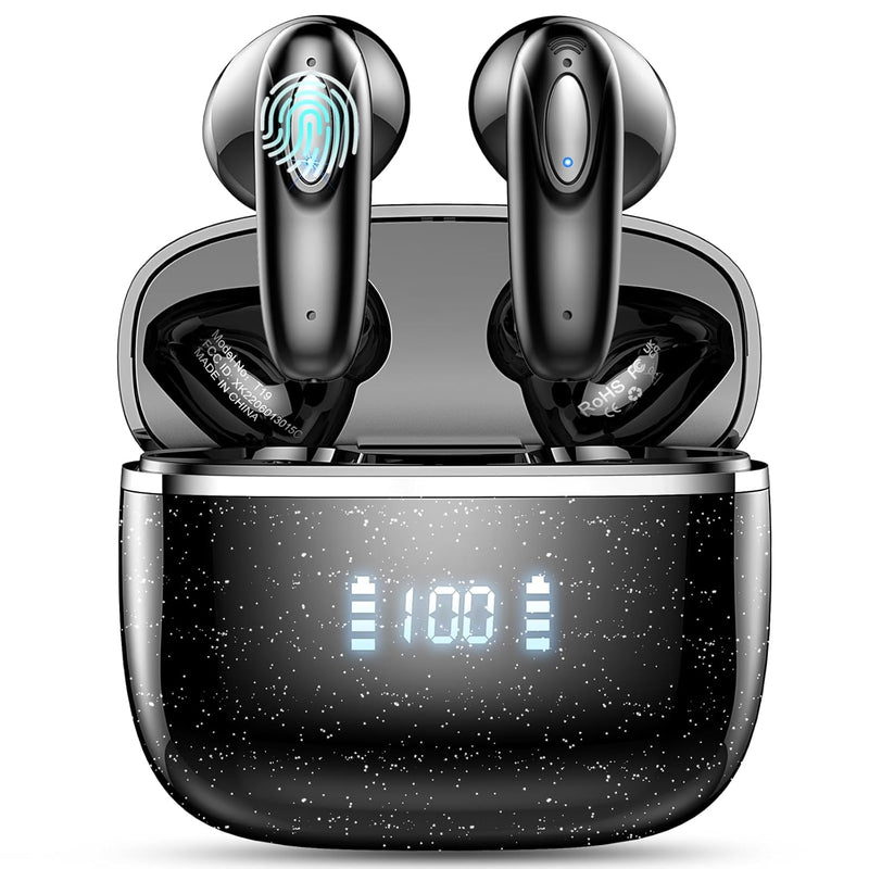 Wireless Earbuds, Bluetooth Earbuds With 4 Hd Mic, Light Weight In-Ear Bluetoo