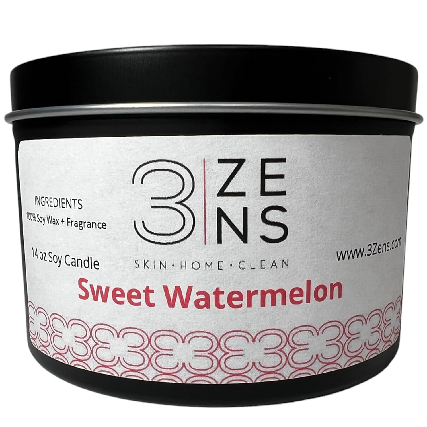 Sweet Watermelon Candle For Women & Men — Scented Soy Candle W/80+ Hour Burn Time — Fragrant Relaxing Candles For Holiday Gifts & Cozy Nights — Soy Wax Candle For Home Scented, 14 Oz