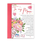 Mother'S Day Card To My Mom,Romantic Mothers Day Gifts For Women,Mother'S Day Greeting Cards For Mom From Daughter Son,Lovey Gift Idea For Her