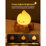 Table Decorations,Campfire Night Light,Usb Rechargeable Flame Lamp,Silicone Cute Night Light For Kids, Dimmable Flameless Candles Light For Christmas Outdoor Indoor Decorative Lights