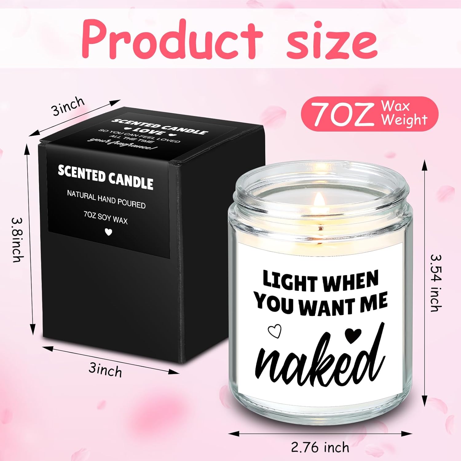 Valentine'S Day Funny Gifts For Him Light When You Want Me Necked Candles For Men Boyfriend Husband Anniversary Birthday Romantic Valentines Day Gifts Ideas