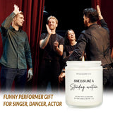 Standing Ovation Candle, Funny Theater Gifts, Gifts For Music & Broadway Lovers, Actors, Singers, Dancers, Theater Students, Graduates- Congrats, Graduation, Birthday, Christmas (7Oz)