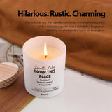 Smells Like I Own This Place Homeowner Gifts Housewarming For Couples Closing Gifts For Home Buyers New Home Scented Candle Office Jar Candle Sage Floral Lavender Scent Soy Wax 9.5 Oz