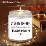 7Th Anniversary Jar Scented Candle - Lavender & Vanilla