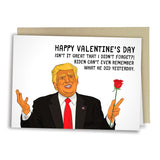 Donald Trump Funny Valentine'S Day Card | Funny Vday Card For Him Her | Trump Makes Fun Of Joe Biden