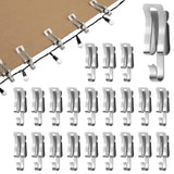 100Pcs Christmas Light Clips, Metal Gutter Clips Hangers Hooks For Outdoor String Fairy Lights Roof Hanging Holiday Xmas Outside Decorations