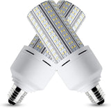 LED Corn Light Bulbs 2 Pack 600W Equivalent 7500LM E26/E27 Cool Daylight Large Area Garage Warehouse Lights