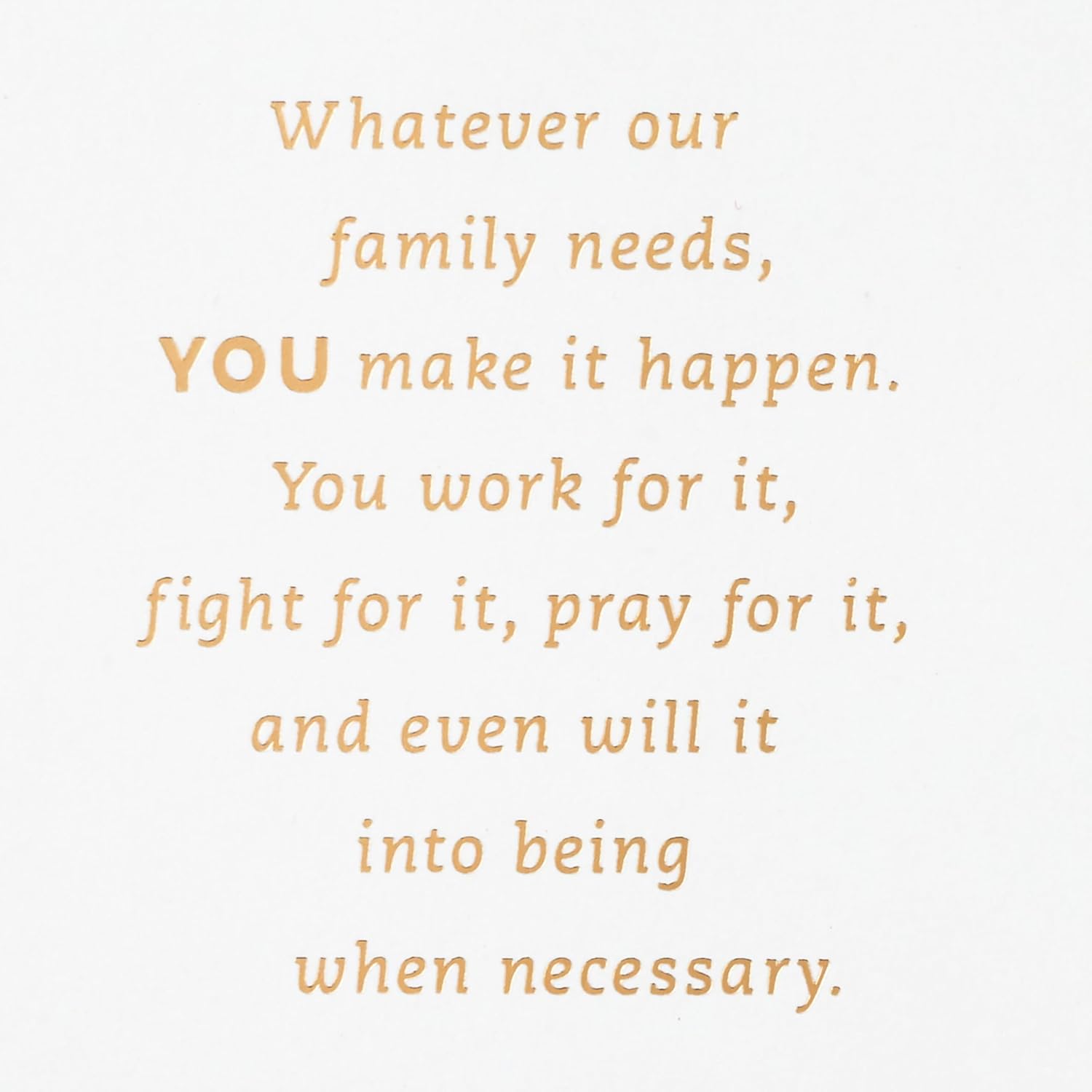 Hallmark Mothers Day Card for Wife (Wife, Mother, Warrior)
