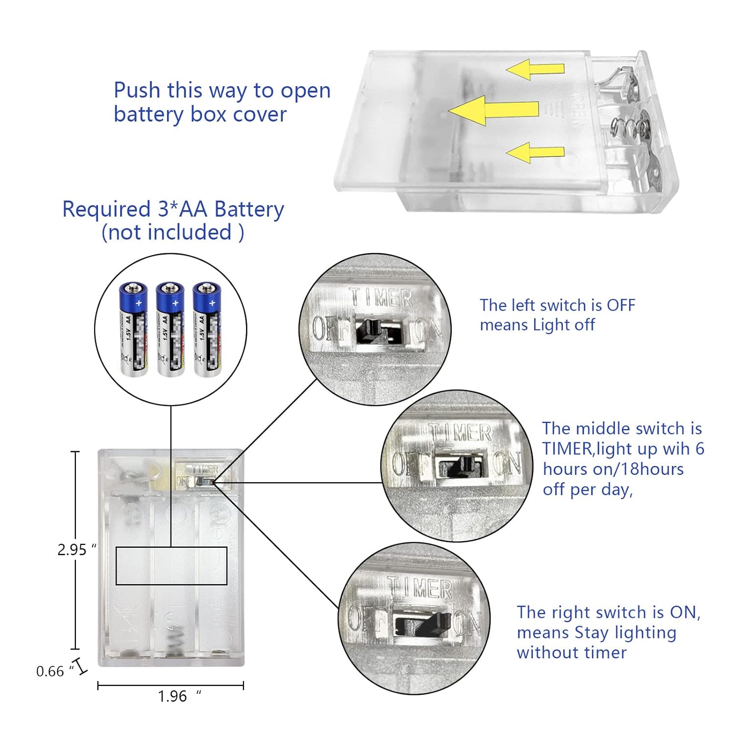 With Timer Function Battery Operated Dewdrop Led Lights,Mini Fairy Lights For Home Parties Christmas/Halloween Holiday D
