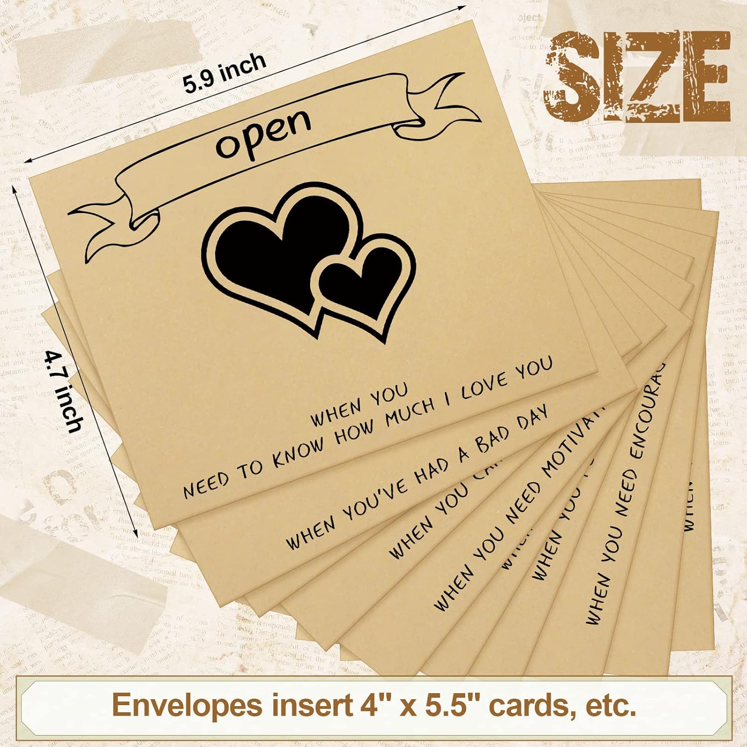 20 Pieces Open When Envelopes Going Away Envelopes Gifts, Romantic Long Distance Relationship Gifts, Leaving Home, Graduation Presents, Girlfriend, Boyfriend, Open When Presents(Cute)