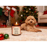 Best Dog Mom Candle, Dog Mom Gifts For Women - Lavender & Eucalyptus Soy Wax Scented Candle, 7Oz