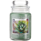 Awaken, Large Glass Apothecary Jar Scented Candle, 21.25 Oz, Green
