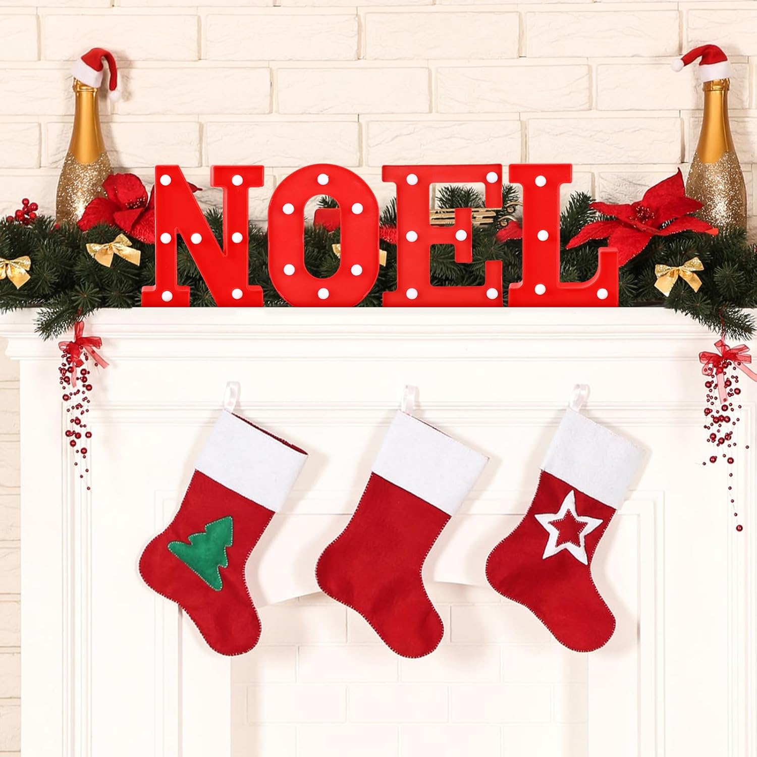 Christmas Led Letter Lights Sign Table Decoration Christmas Light Up Letters Battery Powered Letter For Home Bar Christm
